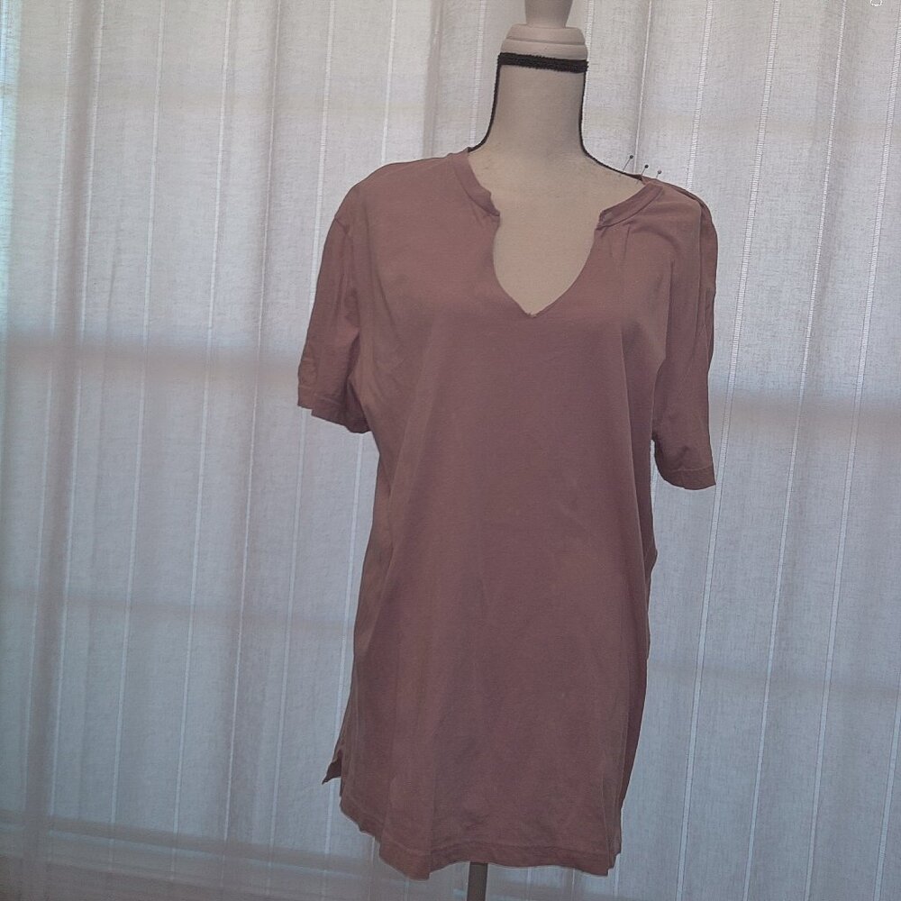 PINK by Victoria Secret Short Sleeve V-neck Tunic Shirt XL